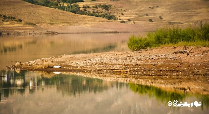  دریاچه سد طالقان شهرستان البرز استان طالقان