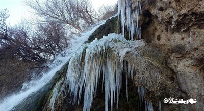  آبشار نیاسر شهرستان اصفهان استان کاشان