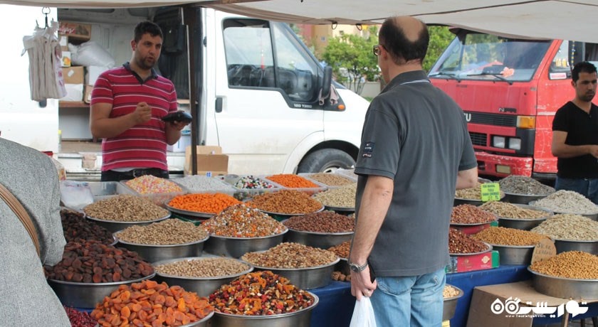 مرکز خرید بازار بزرگ آنتالیا شهر ترکیه کشور آنتالیا