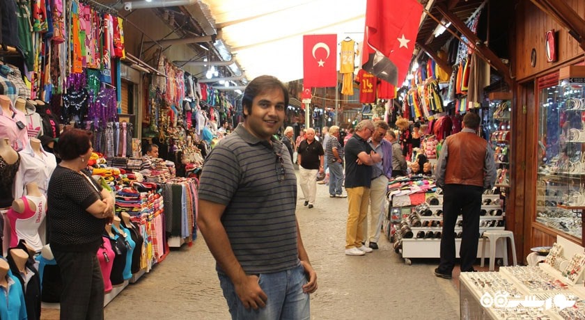 مرکز خرید بازار بزرگ آنتالیا شهر ترکیه کشور آنتالیا