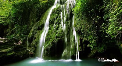  آبشار کبودوال شهرستان گلستان استان علی آباد	