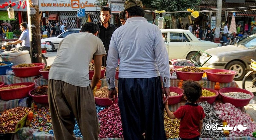  بازار ارومی ها (بازار مریوان) شهر کردستان استان مریوان
