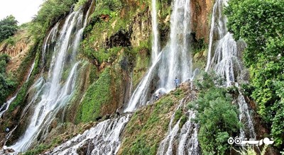  آبشار بیشه شهرستان لرستان استان خرم آباد