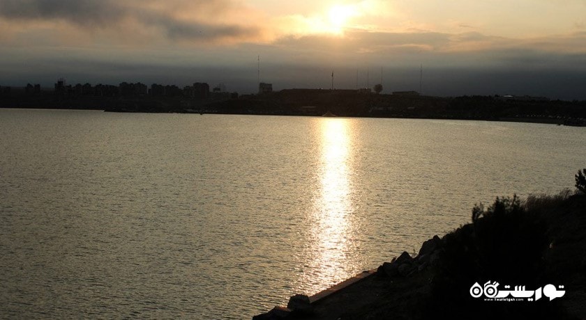  دریاچه شورابیل شهرستان اردبیل استان اردبیل