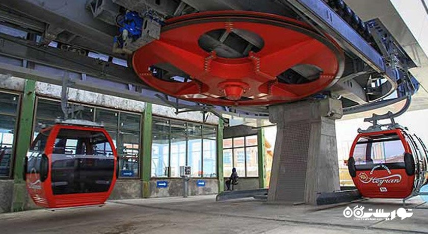  تله کابین حیران شهر گیلان استان آستارا