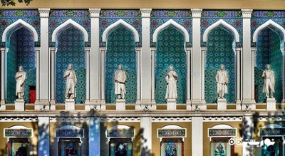  موزه ادبیات نظامی گنجوی شهر آذربایجان کشور باکو