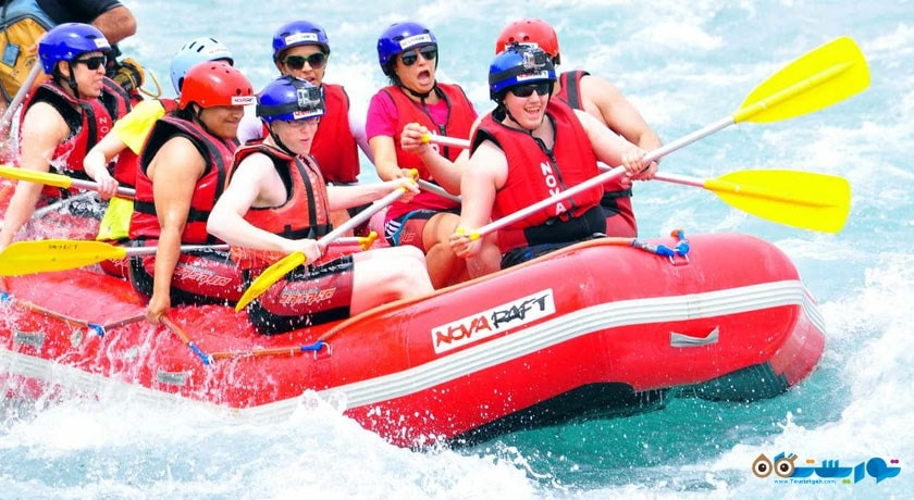 سرگرمی رودگردی (رفتینگ) شهر ترکیه کشور آنتالیا