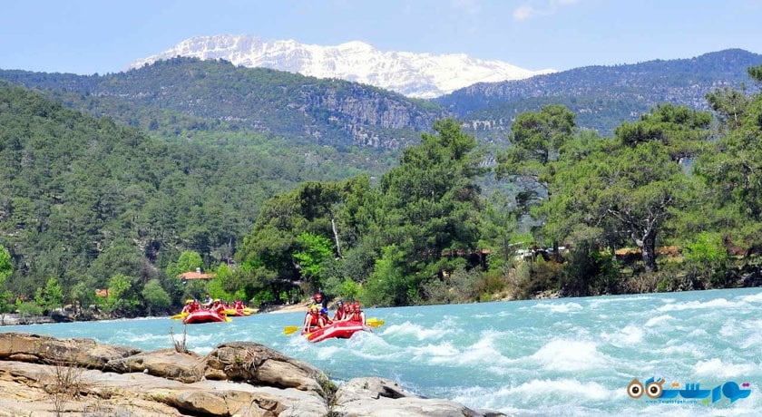 سرگرمی رودگردی (رفتینگ) شهر ترکیه کشور آنتالیا