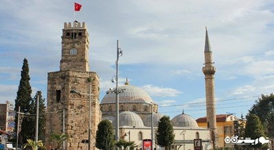  برج ساعت - کلاک تاور شهر ترکیه کشور آنتالیا