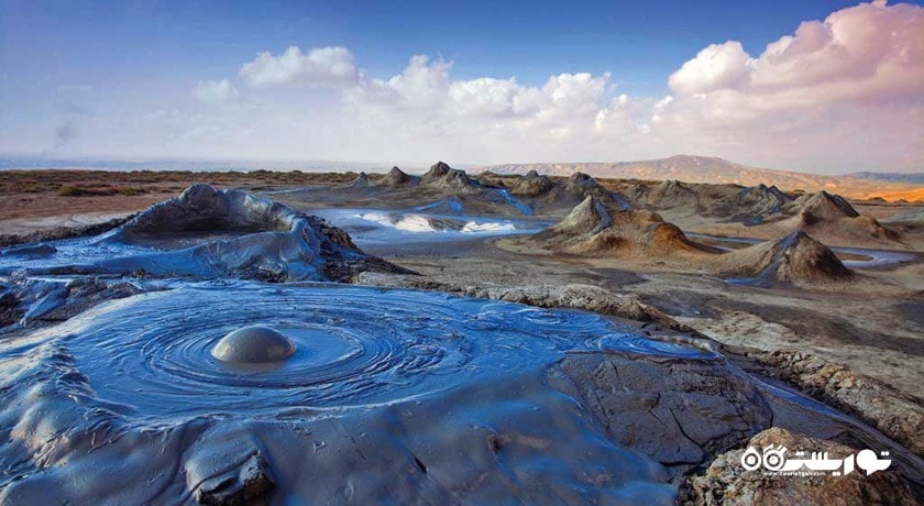 سرگرمی پارک ملی قبوستان شهر آذربایجان کشور باکو