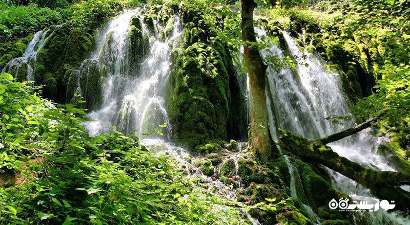  آبشار اوبن(آبشار بولا) شهرستان مازندران استان ساری