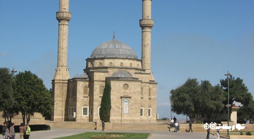  مسجد آبی شهر آذربایجان کشور باکو