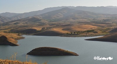  دریاچه سد اکباتان شهرستان همدان استان همدان