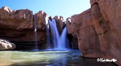  آبشار آفرینه شهرستان لرستان استان پل دختر	