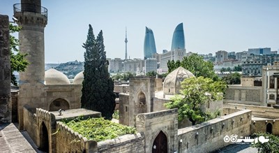  کاخ شروانشاهان شهر آذربایجان کشور باکو