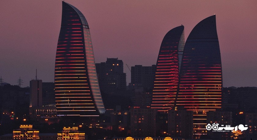 برج های شعله -  شهر باکو