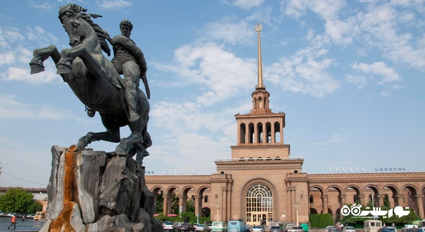  ایستگاه مترو ساسونتسی دیوید شهر ارمنستان کشور ایروان