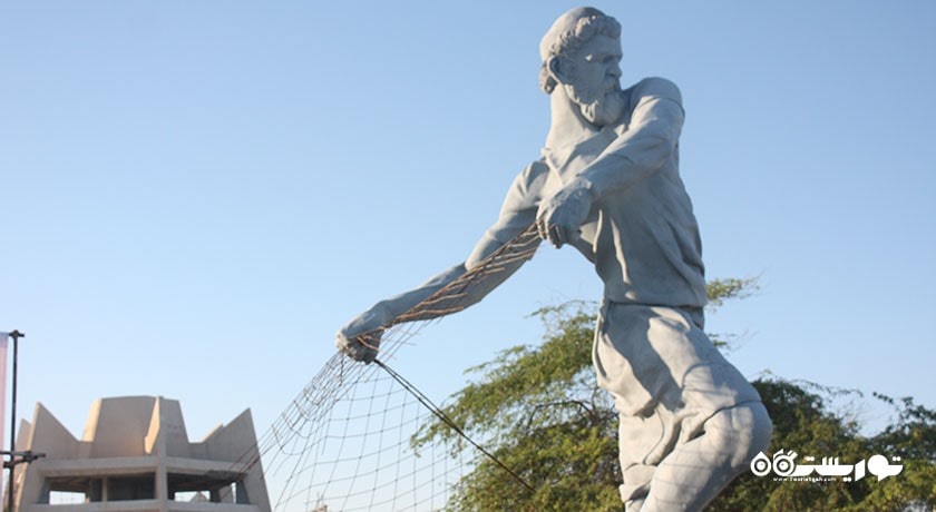  پارک ساحلی مرد ماهیگیر شهرستان هرمزگان استان کیش