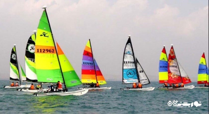  قایق های بادبانی کیش شهر هرمزگان استان کیش