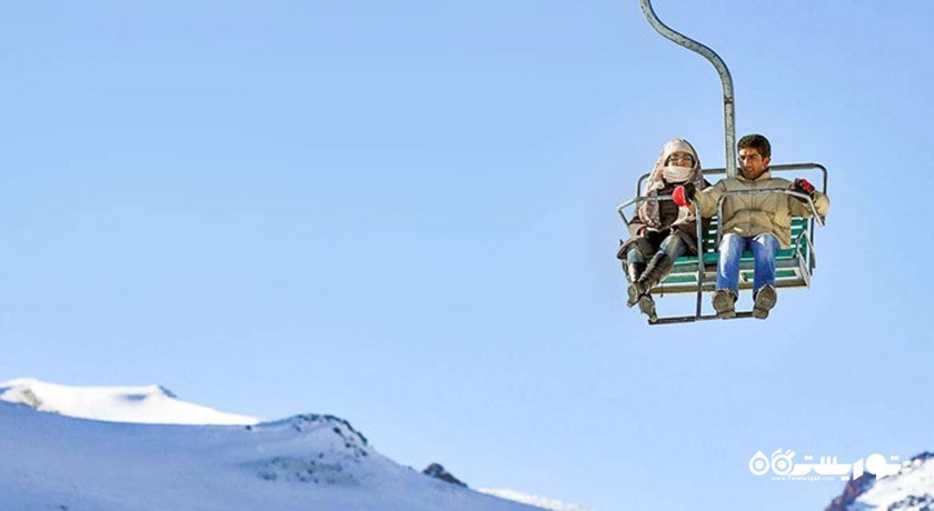  پیست اسکی آلوارس شهر اردبیل استان سرعین