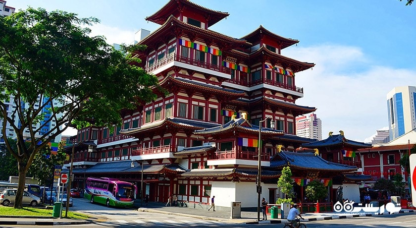  موزه و معبد مقدس دندان بودا شهر سنگاپور کشور سنگاپور