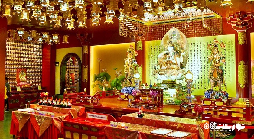 موزه و معبد مقدس دندان بودا -  شهر سنگاپور