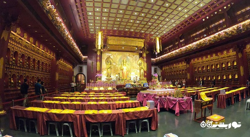  موزه و معبد مقدس دندان بودا شهر سنگاپور کشور سنگاپور