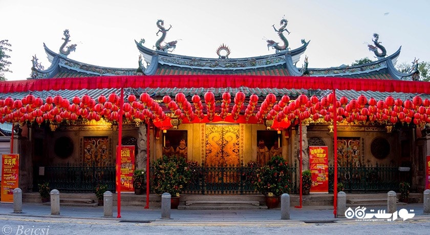  معبد تیان هوک کنگ شهر سنگاپور کشور سنگاپور