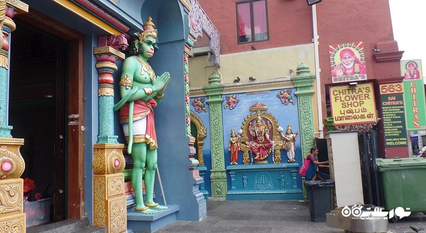  معبد سری سرینیواسا پرومال شهر سنگاپور کشور سنگاپور