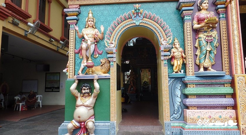  معبد سری سرینیواسا پرومال شهر سنگاپور کشور سنگاپور