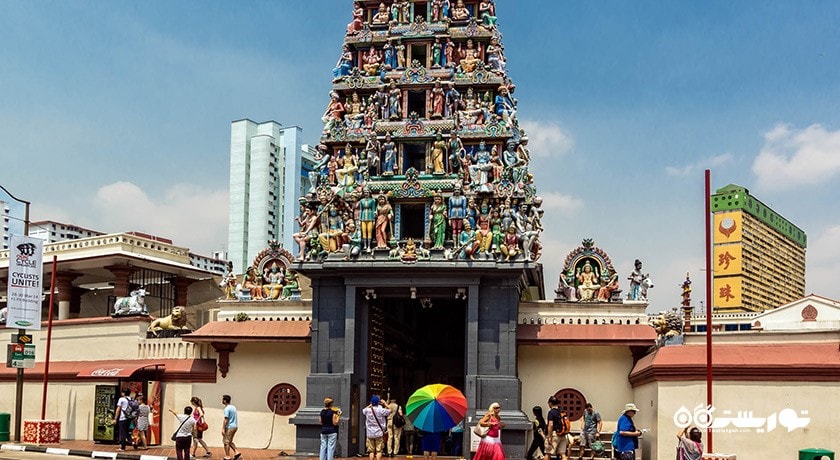  معبد سری ماریامان شهر سنگاپور کشور سنگاپور