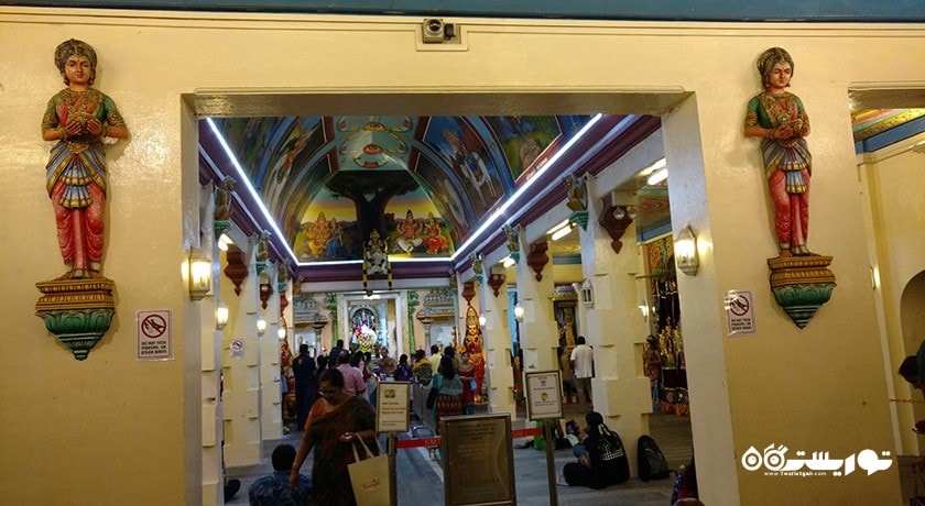  معبد سری ماریامان شهر سنگاپور کشور سنگاپور