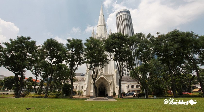  کلیسای جامع سنت اندرو شهر سنگاپور کشور سنگاپور