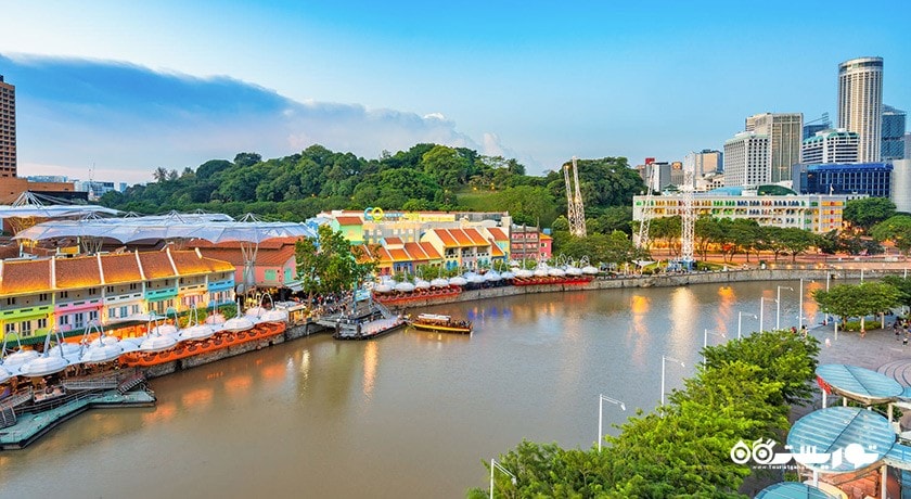 مرکز خرید بازار کلارک کی شهر سنگاپور کشور سنگاپور