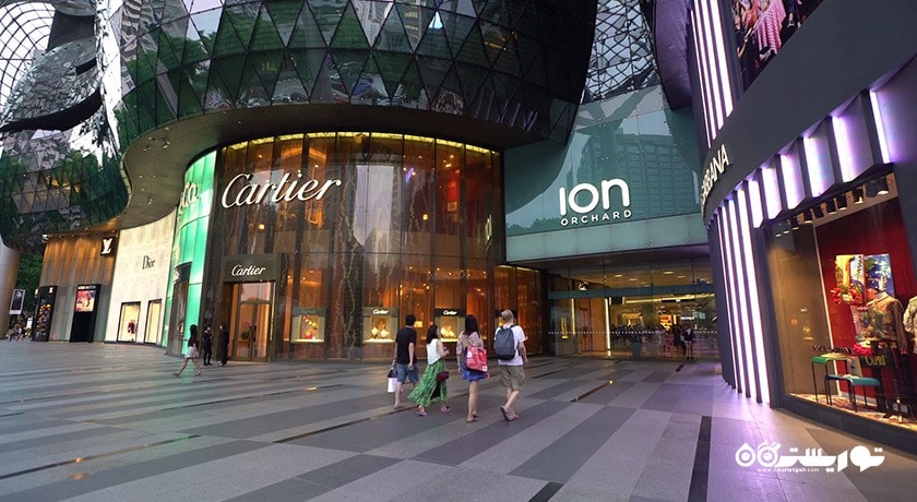 مرکز خرید مرکز خرید ایون اورچارد شهر سنگاپور کشور سنگاپور
