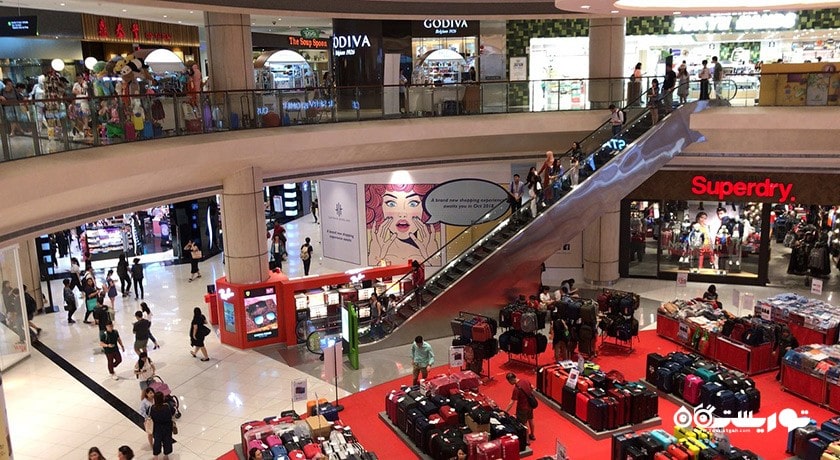 مرکز خرید مرکز خرید مارینا اسکوئر شهر سنگاپور کشور سنگاپور