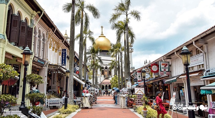 مرکز خرید خیابان حاجی لین شهر سنگاپور کشور سنگاپور