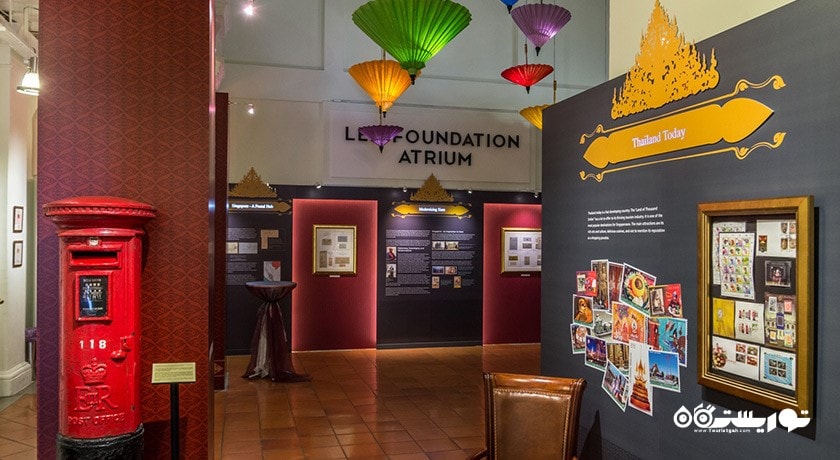  موزه تمبر شناسی سنگاپور شهر سنگاپور کشور سنگاپور