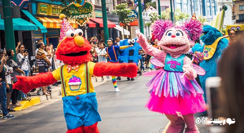 سرگرمی یونیورسال استودیو سنگاپور شهر سنگاپور کشور سنگاپور