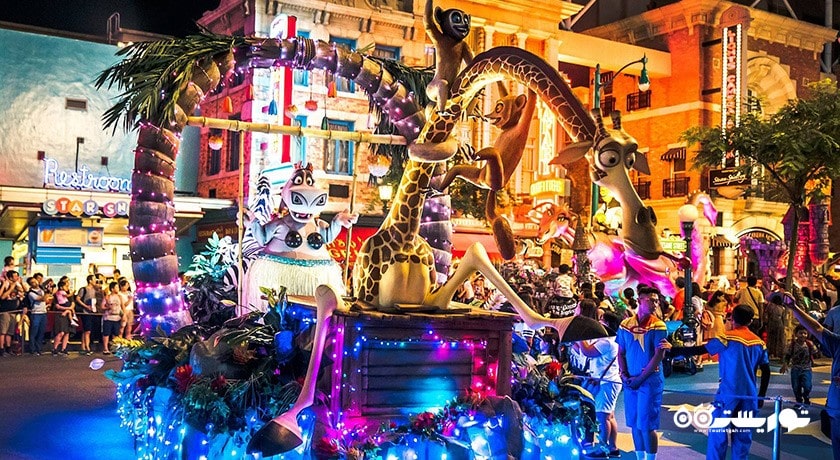 سرگرمی یونیورسال استودیو سنگاپور شهر سنگاپور کشور سنگاپور