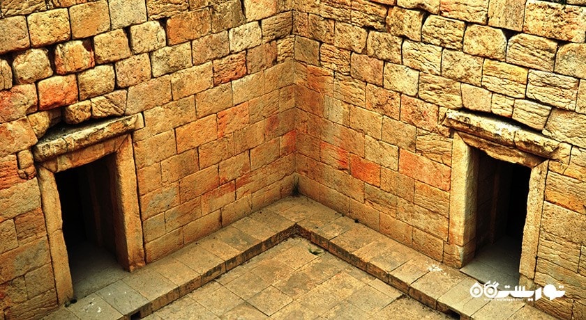  معبد آناهیتا بیشاپور شهرستان فارس استان کازرون