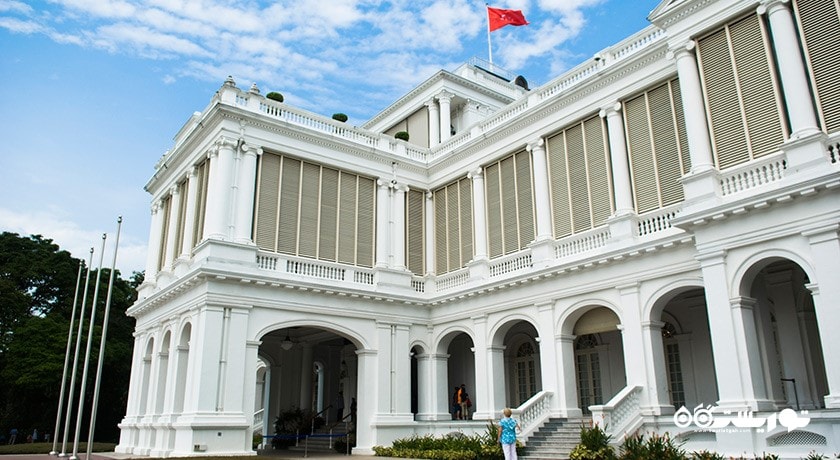  ایستانا (ساختمان ریاست جمهوری سنگاپور) شهر سنگاپور کشور سنگاپور