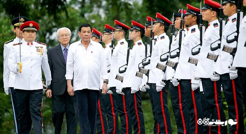  ایستانا (ساختمان ریاست جمهوری سنگاپور) شهر سنگاپور کشور سنگاپور