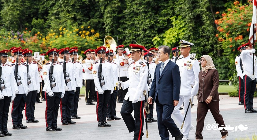  ایستانا (ساختمان ریاست جمهوری سنگاپور) شهر سنگاپور کشور سنگاپور