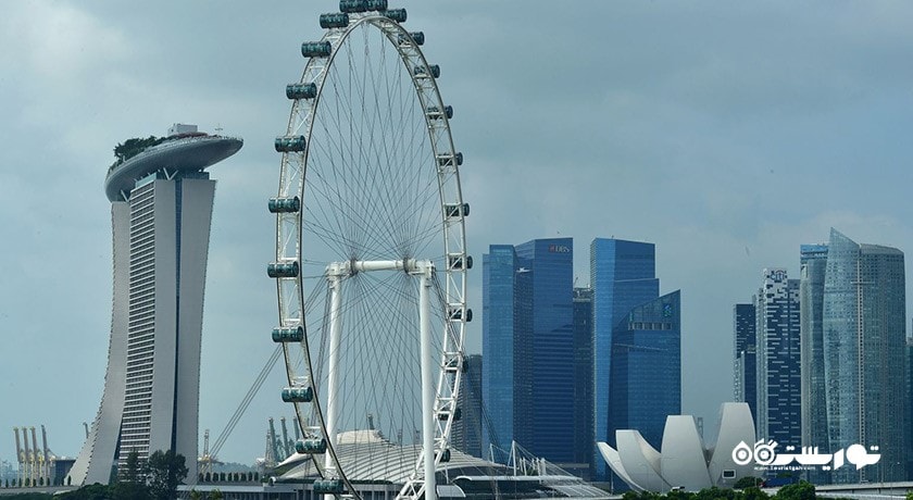 سرگرمی پرنده سنگاپور (چرخ و فلک سنگاپور) شهر سنگاپور کشور سنگاپور
