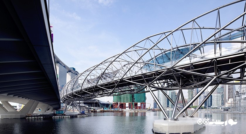 سرگرمی پل هلیکس شهر سنگاپور کشور سنگاپور