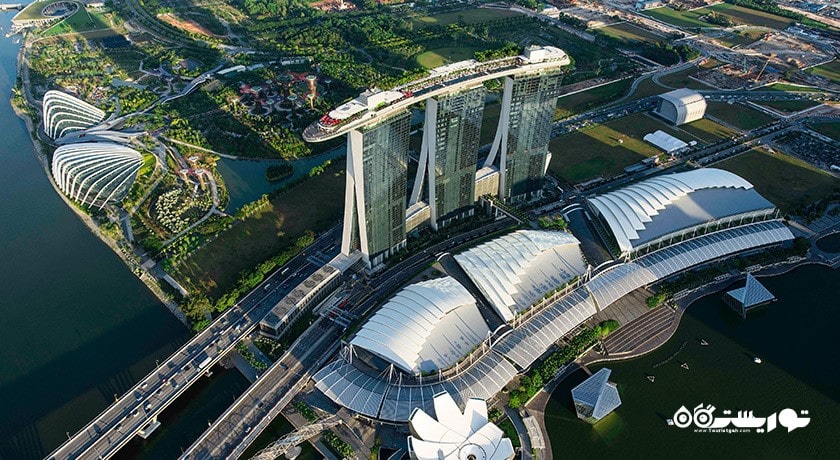 سرگرمی مارینا بی سندز اسکای پارک شهر سنگاپور کشور سنگاپور