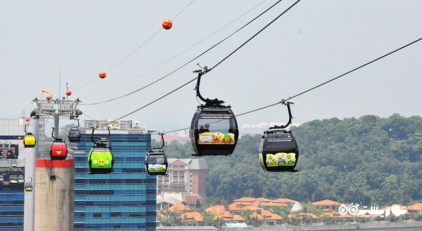 سرگرمی تله کابین سنگاپور شهر سنگاپور کشور سنگاپور