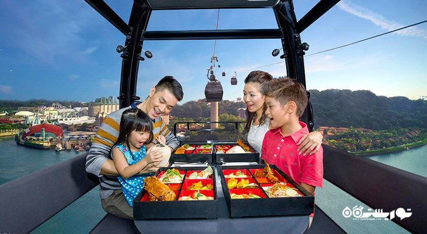 سرگرمی تله کابین سنگاپور شهر سنگاپور کشور سنگاپور