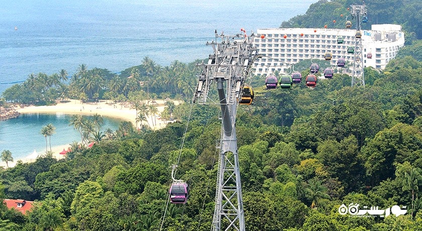 سرگرمی تله کابین سنگاپور شهر سنگاپور کشور سنگاپور